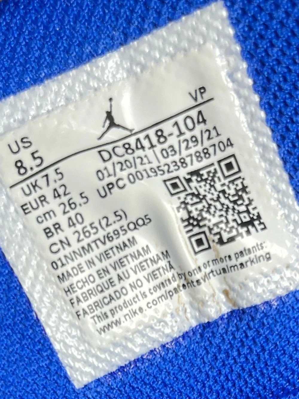 Nike Air Jordan 13 Retro Hyper Royal White Blue Gray Men’s Basketball Sneakers